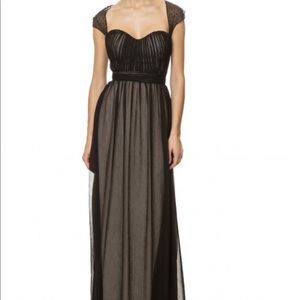 Bari Jay Sleeveless Black Bridesmaid Prom Dress
